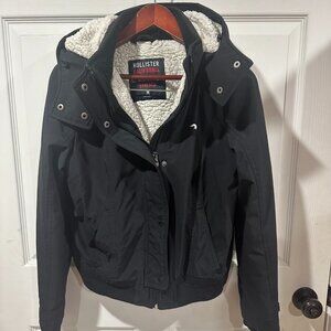Hollister California All-Weather Collection Women’s Black Jacket M Stretch 257